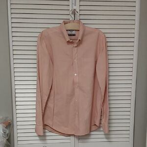 Portuguese Flannel Peach Oxford Button Down Shirt